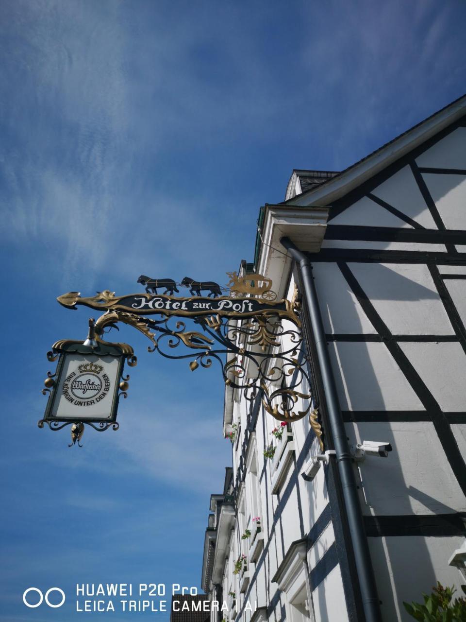 Hotel Zur Post Dabringhausen - Contactless Self Check-In Вермельскирхен Экстерьер фото